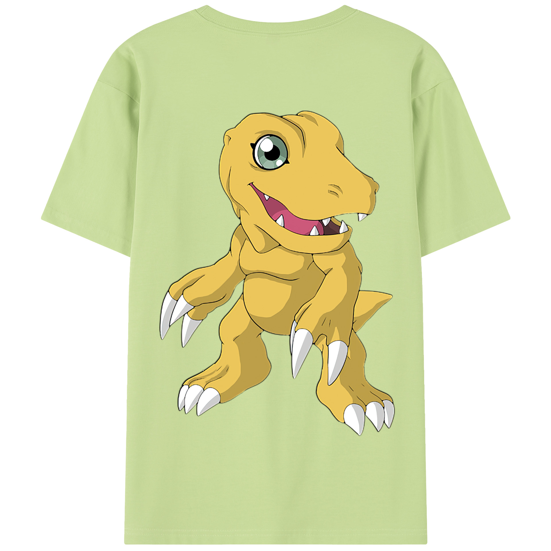 （画像用） Digimon デジタルモンスター/デジモン 綿100％半袖Tシャツ（背面プリント）